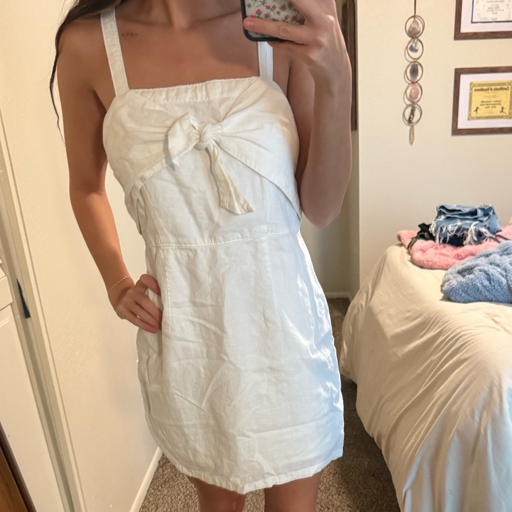Abercrombie & Fitch White Mini Dress